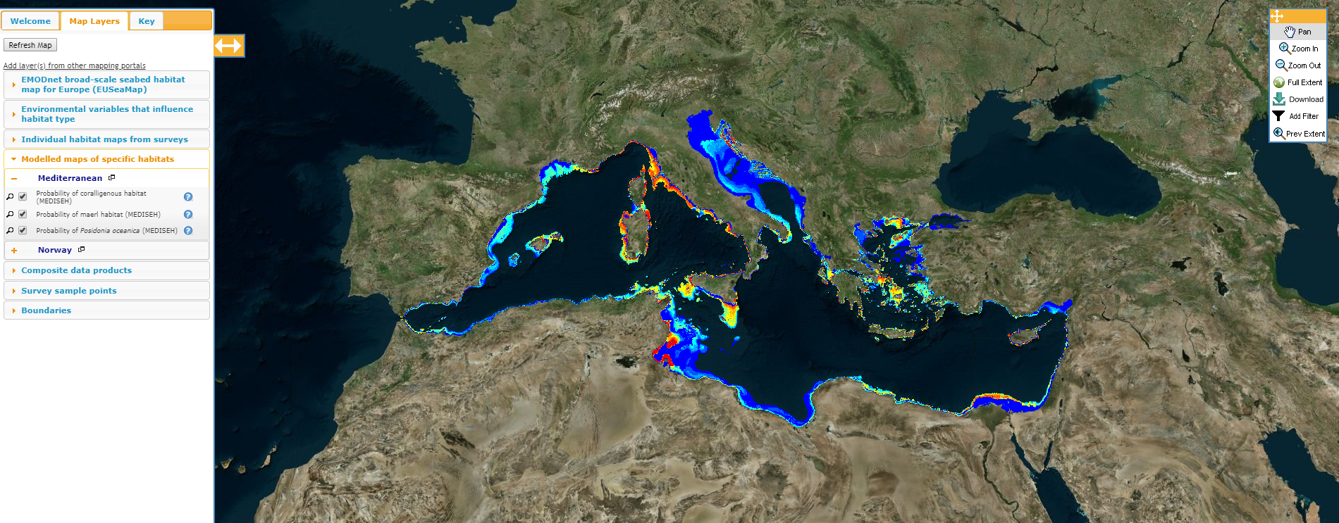 Mediterranean Sea · Public domain maps by PAT, the free, open source,  portable atlas
