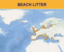 EMODnet Chemistry - Marine litter data collections of Beach Litter
