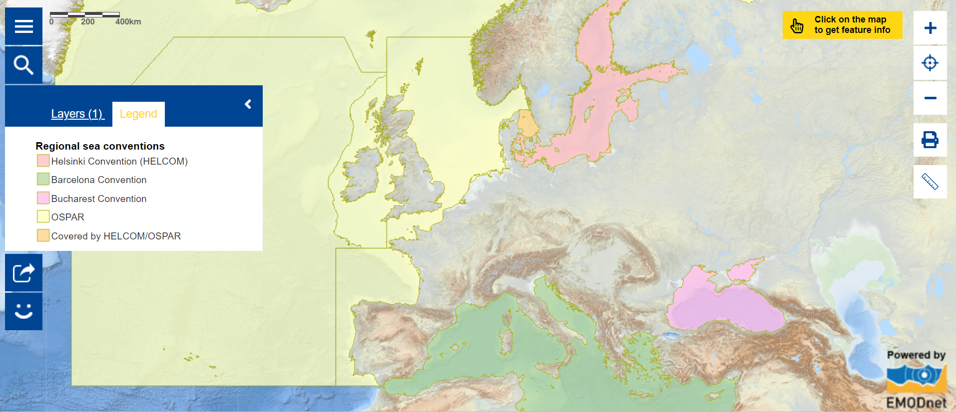 The European Union Member States are contracting parties to four Conventions: the Convention for the Protection of the Marine Environment in the North-East Atlantic (OSPAR), the Convention on the Protection of the Marine Environment in the Baltic Sea Area (HELCOM), the Convention for the Protection of Marine Environment and the Coastal Region of the Mediterranean (UNEP-MAP) and the Convention for the Protection of the Black Sea (Black Sea Commission).