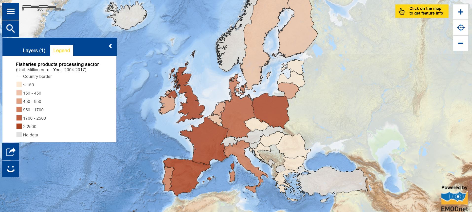 Map of the Week – Blue Economy – Fisheries products processing sector Map of the Week – Blue Economy – Fisheries products processing sector