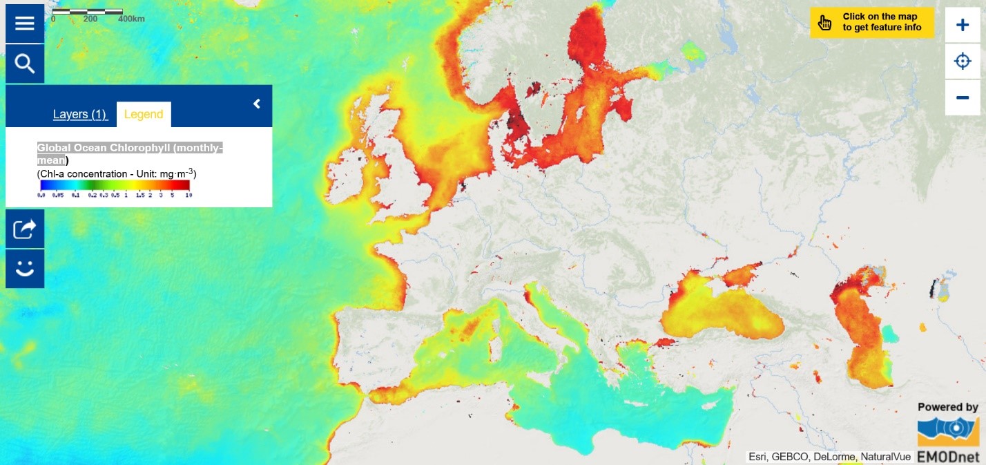 Map of the Week – Global Ocean Chlorophyll (monthly-mean)