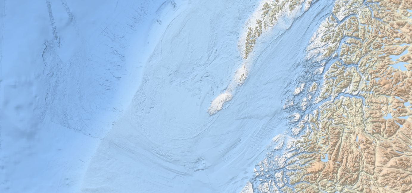 Visualisation of Norwegian’s fjords with the new EMODnet bathymetric layout