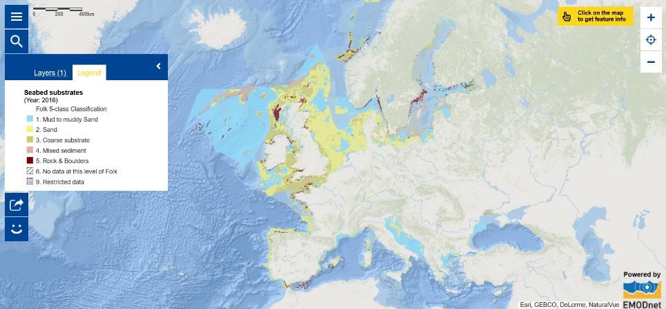 Seabed substrates