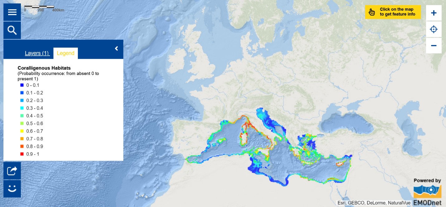 Map of the Week – Coralligenous Habitats Map of the Week – Coralligenous Habitats