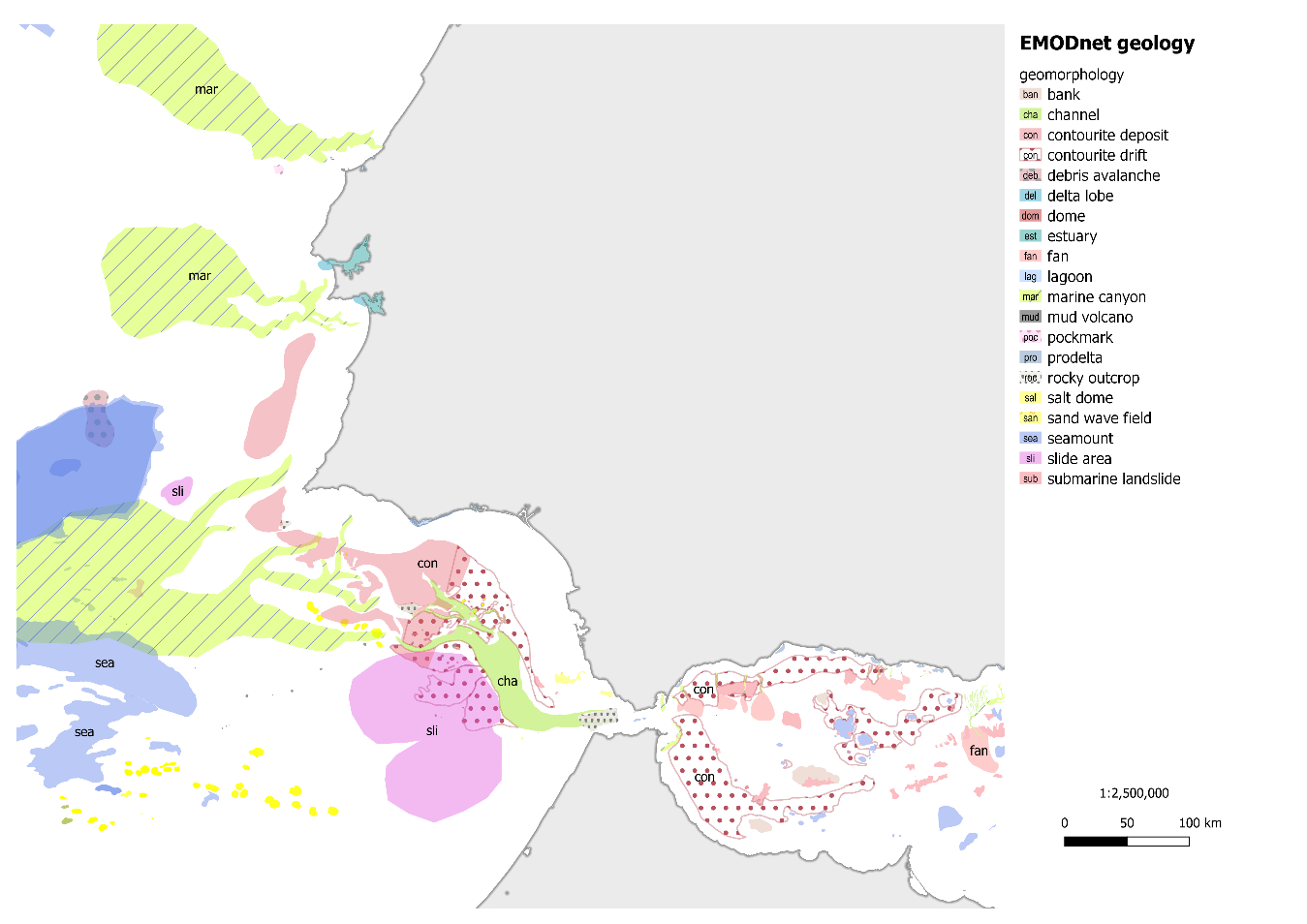 EMODnet Geology Map Viewer