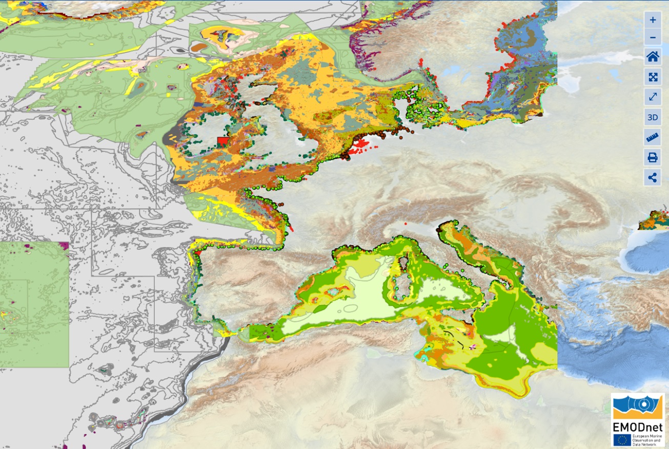 Map of the week – Exclusive Economic Zones  European Marine Observation  and Data Network (EMODnet)