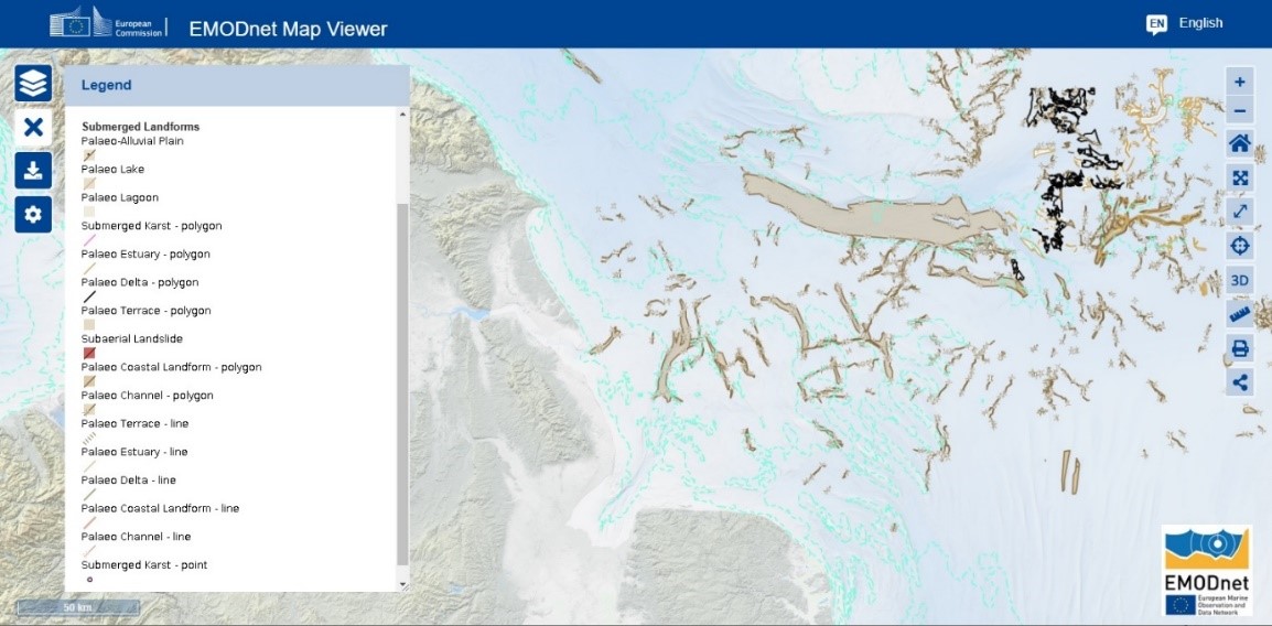 Emodnet Updates Its Seafloor Geology And Submerged Landscapes Map Layers European Marine