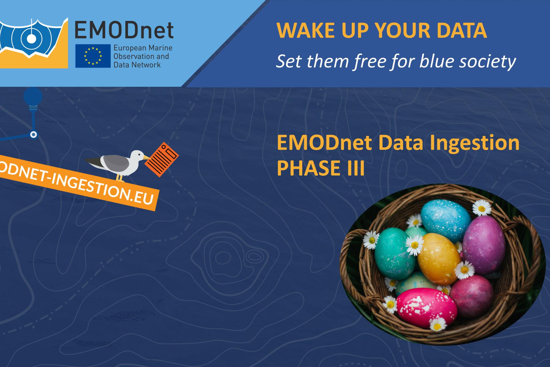Easter bells brought us EMODnet Data Ingestion III project. ©EMODnet