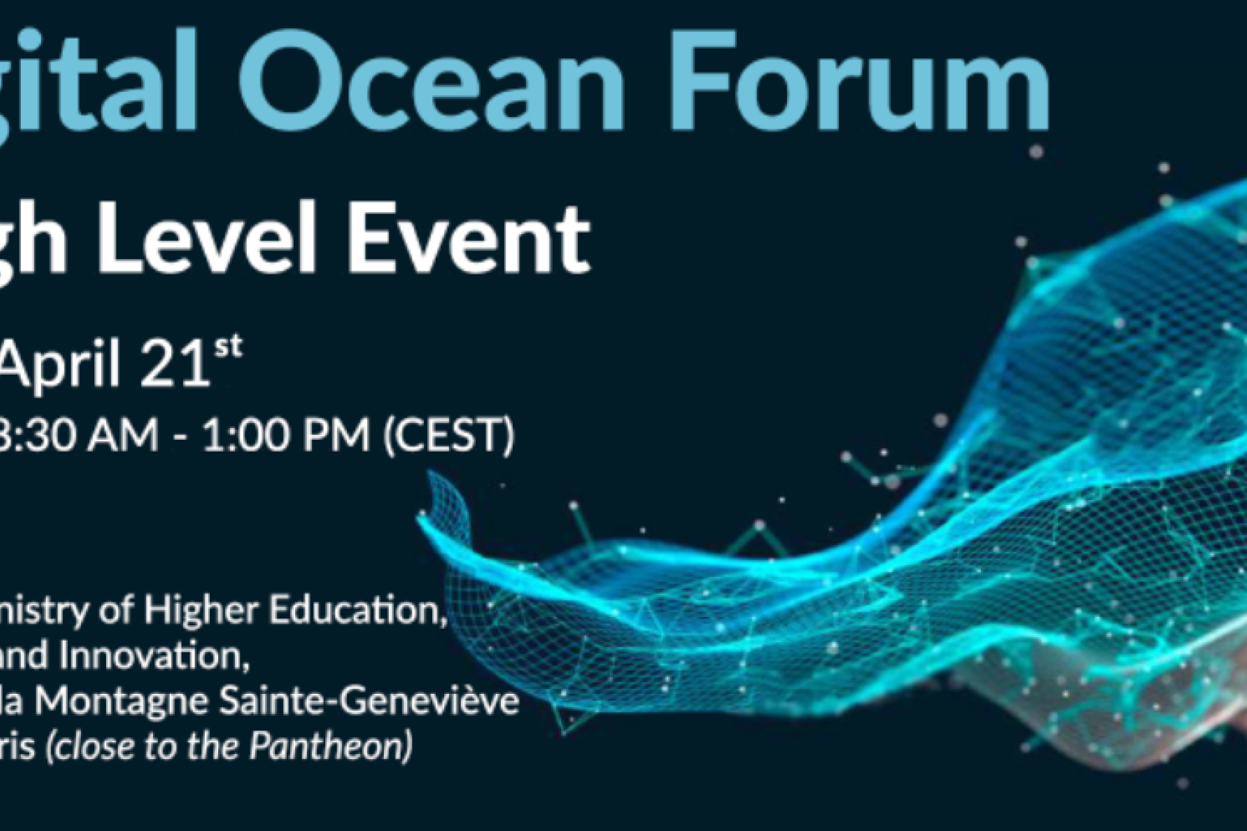 Digital Ocean Forum, Paris, France