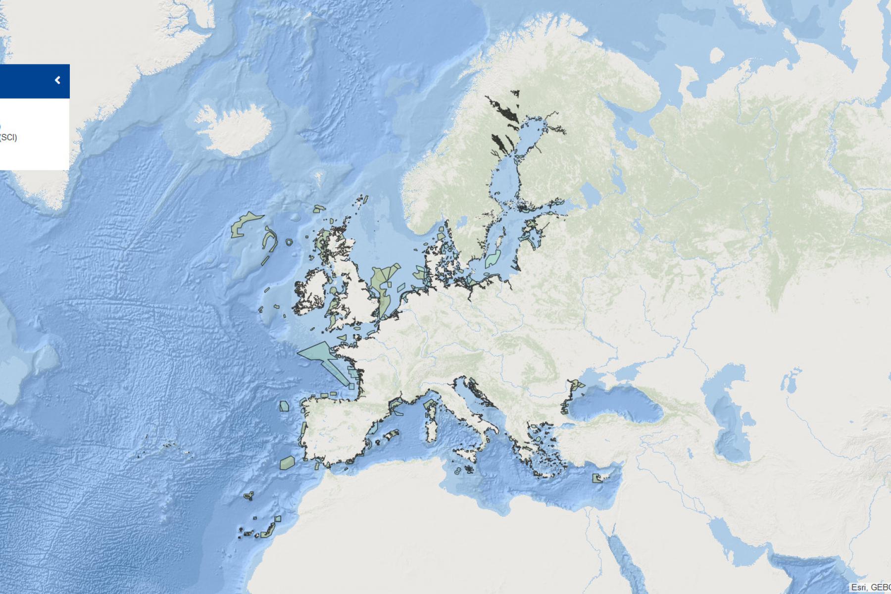 Map of the Week – Marine Natura 2000 sites 