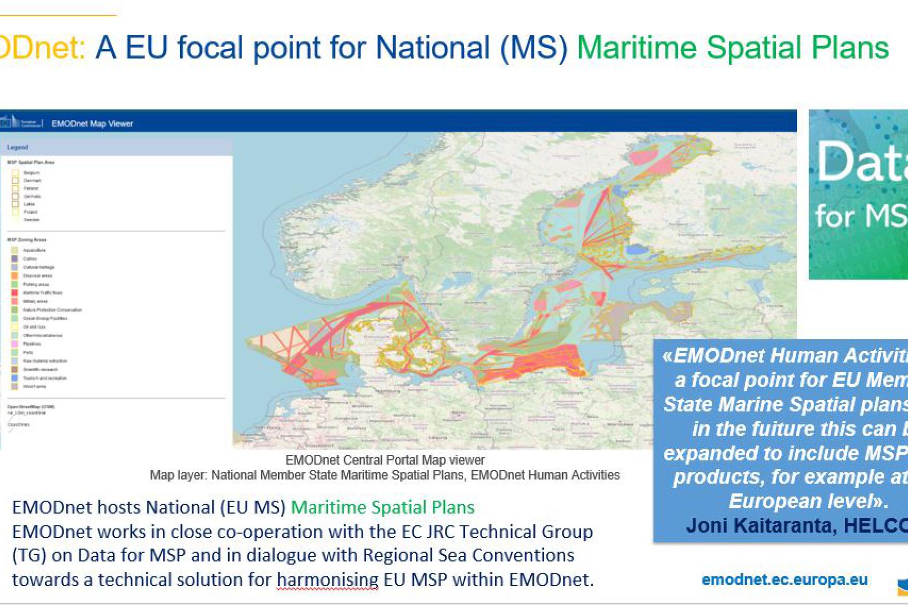 EMODnet for Maritime Spatial Planning and Offshore Renewable Energy 