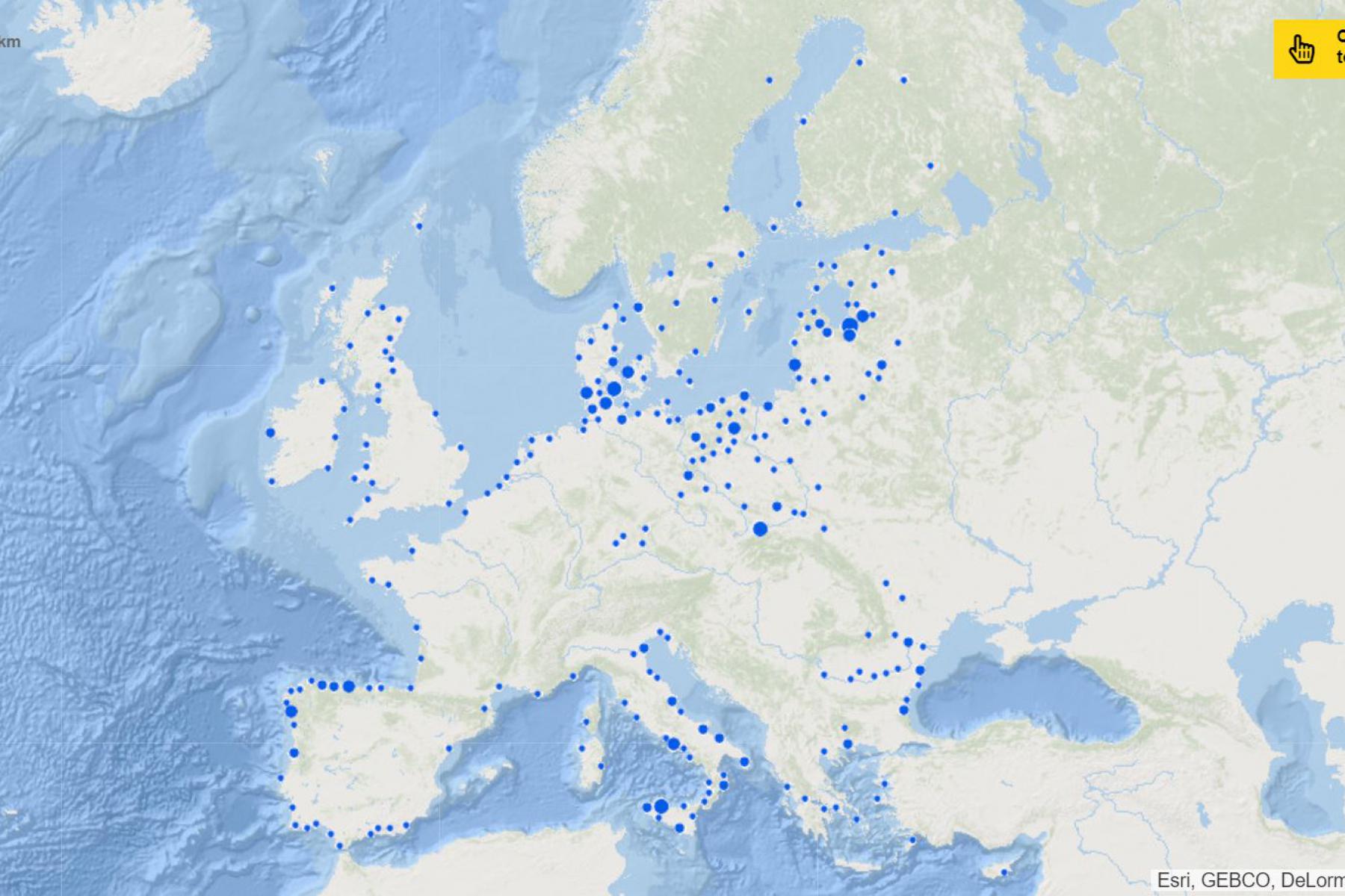 Map of the week – Fisheries local action groups