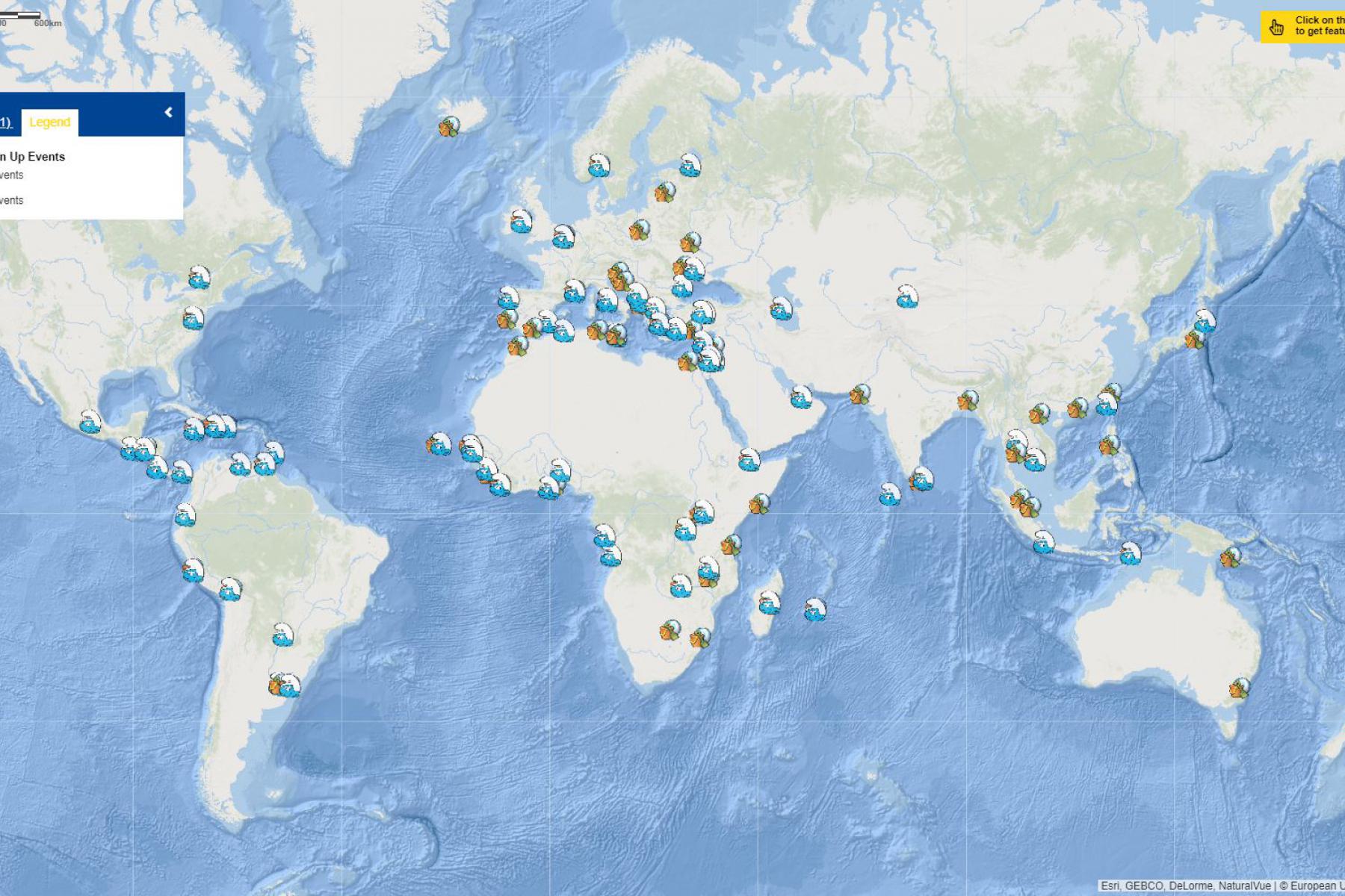 Map of the Week – #EUBeachCleanUp