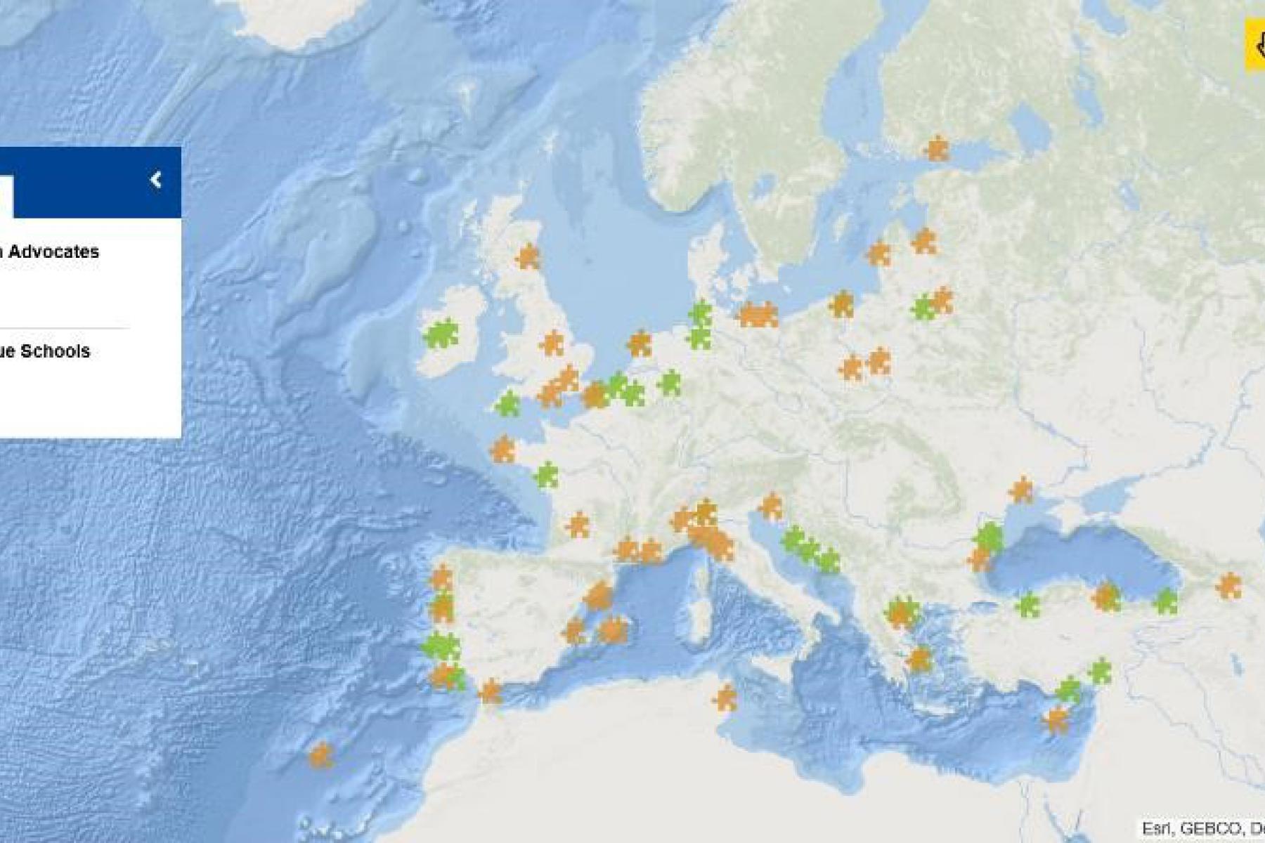 Map of the Week – Schools, Youth and the Ocean