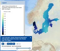 Interpolated Zooplankton Biodiversity (Shannon Index) – Spring 2015