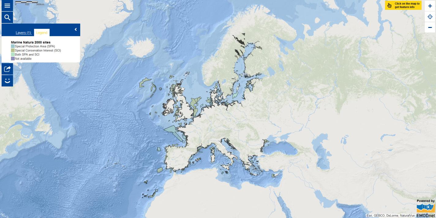 Map of the Week – Marine Natura 2000 sites 