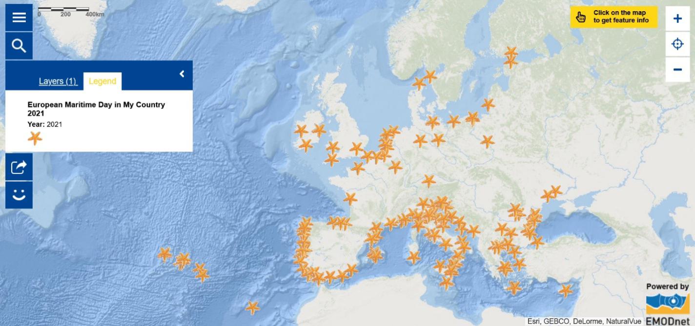 Map of the Week – European Maritime Day in My Country 2021