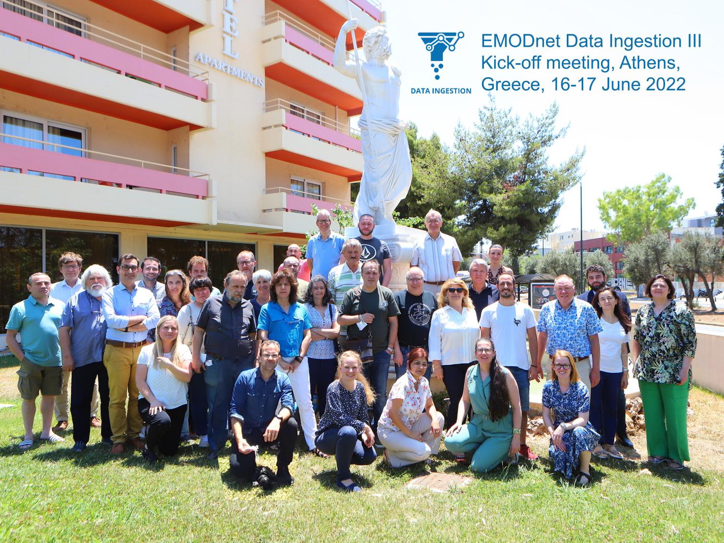 All sails set for EMODnet Data Ingestion III partners gathered in Glyfada, Athens, on 16-17 June 2022. (© Charles Troupin – ULiège & Marianne Schlesser - RBINS. All rights reserved.) All sails set for EMODnet Data Ingestion III partners gathered in Glyfada, Athens, on 16-17 June 2022. (© Charles Troupin – ULiège & Marianne Schlesser - RBINS. All rights reserved.)