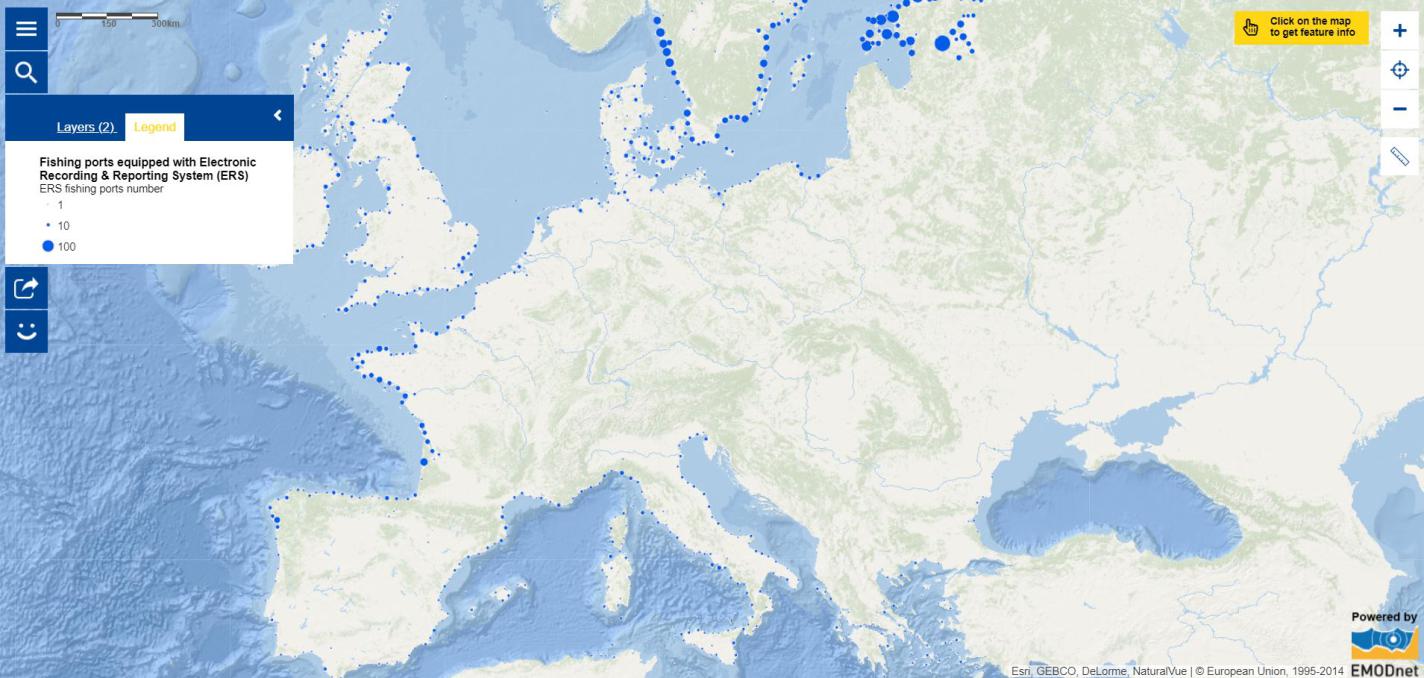Map of the week – Fisheries Electronic Recording and Reporting System