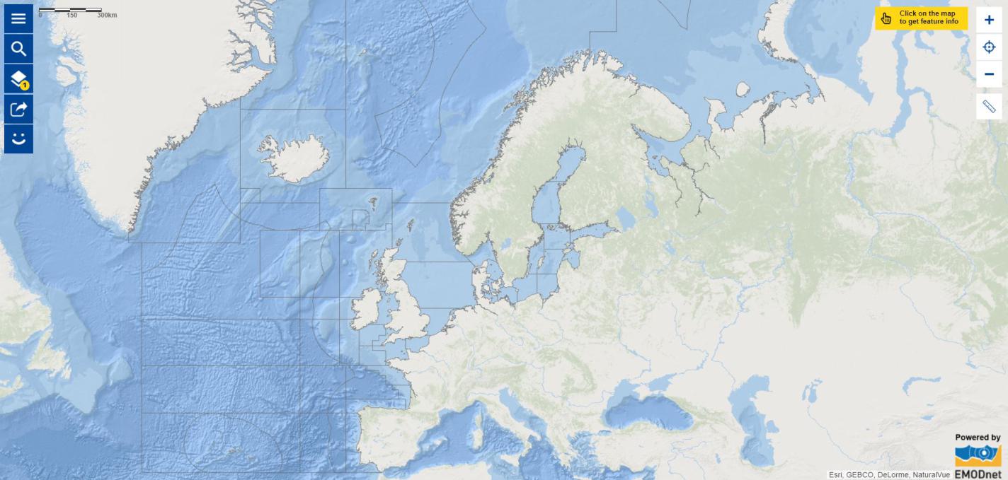 Map of the week – ICES fishing zones