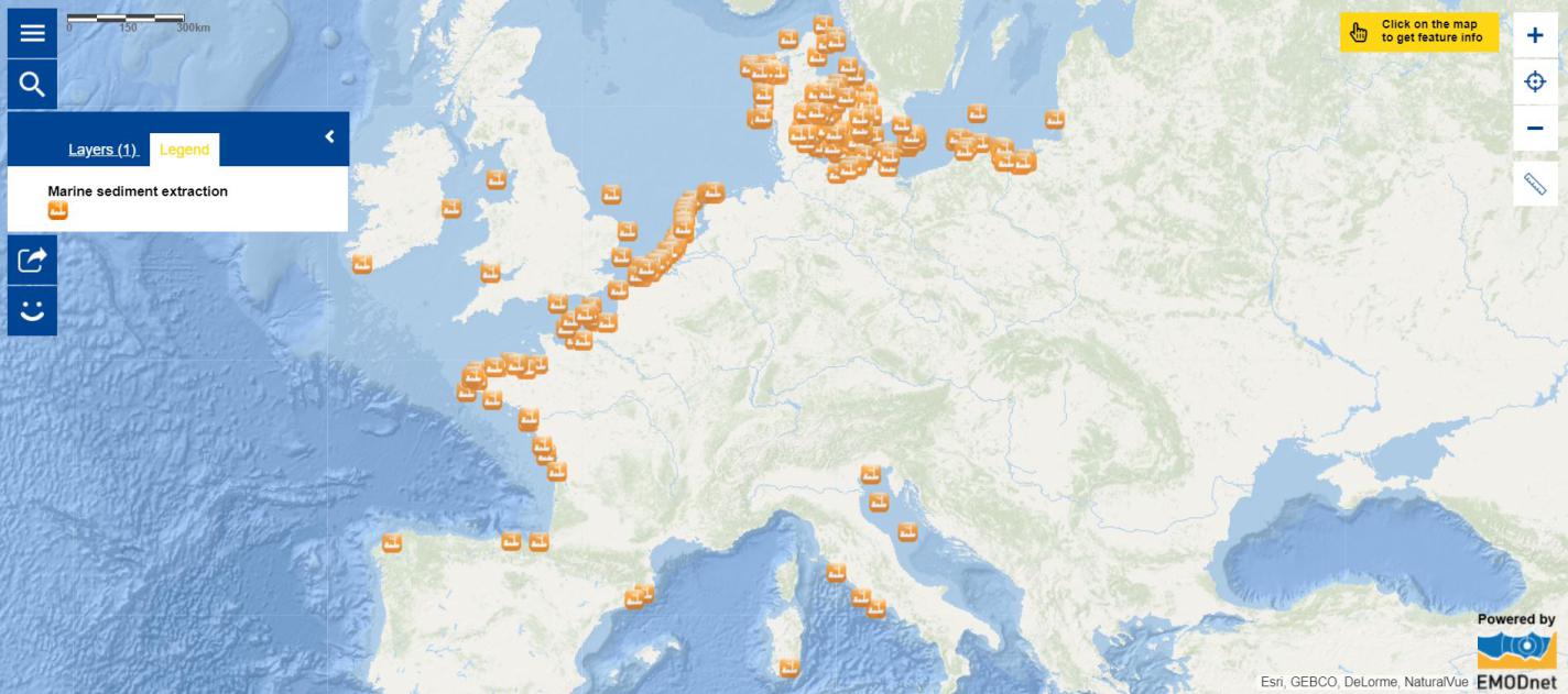 Map of the Week – Marine sediment extraction