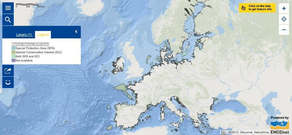 Map of the Week – Marine Natura 2000 sites