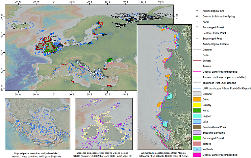 EMODnet Geology Submerged Landscapes data product update