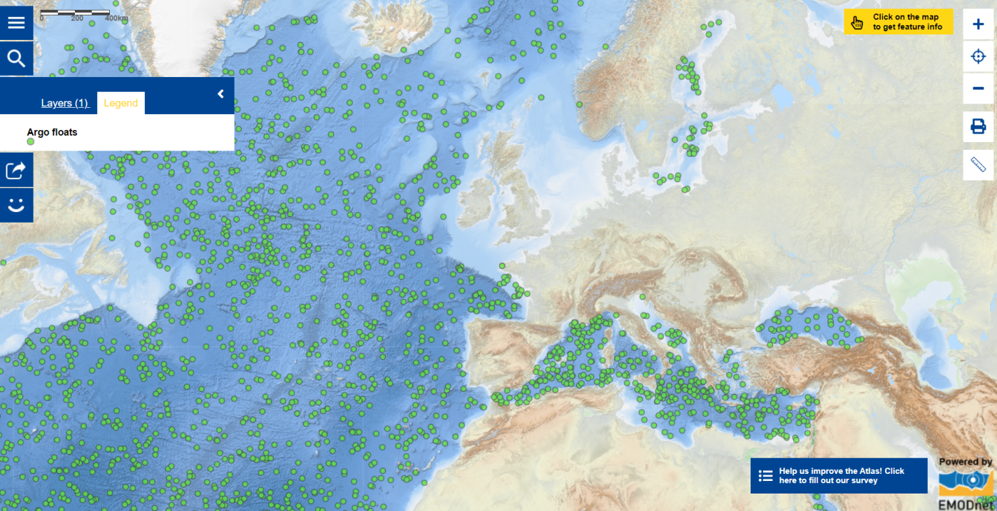 Collecting Ocean Data – Argo floats Collecting Ocean Data – Argo floats