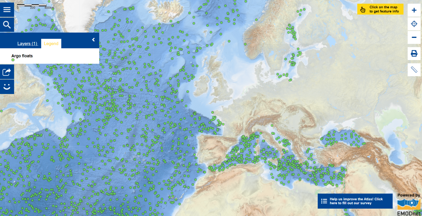 Collecting Ocean Data – Argo floats