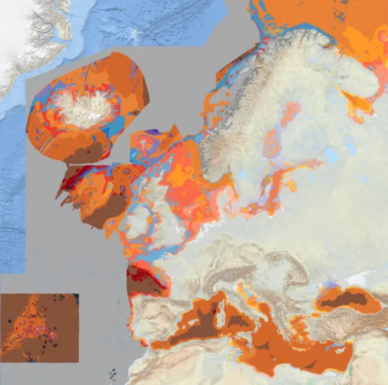 EUSeaMap 2023 in the EUNIS 2019 classification
