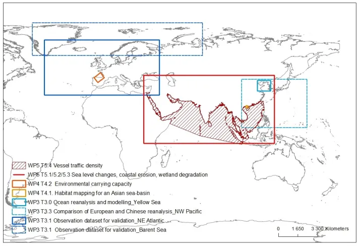 EMOD-PACE WP's geographic scope