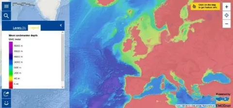 Map of the Week – Mean Under Water Depth