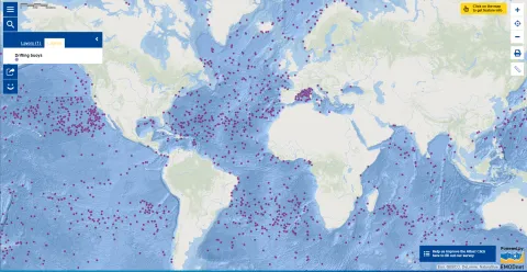 Map of the Week – Drifting Buoys and Global Sea Surface Temperature