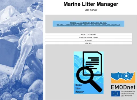 Manual for the Marine Litter Manager tool. ©EMODnet