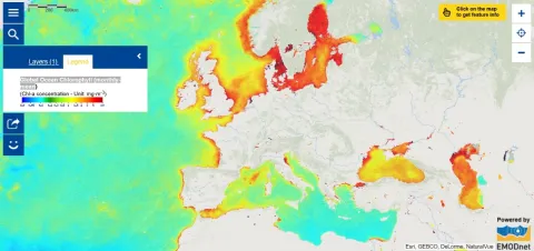 Map of the Week – Global Ocean Chlorophyll (monthly-mean)