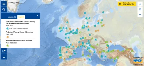 Map of the Week – ‘Let’s make Europe Blue’ – The EU4Ocean Coalition