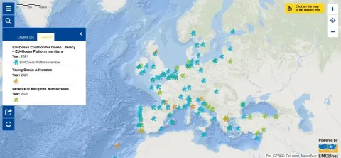 Map of the Week – The EU4Ocean Coalition and Ocean Literacy