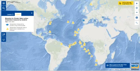 Map of the Week – Education and Ocean Literacy