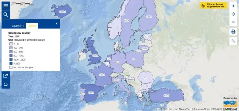 Map of the Week – Fisheries – Catches by country