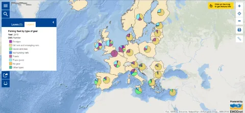 Map of the Week - Fishing Fleet by Type of Gear
