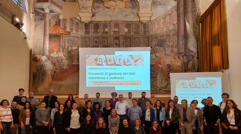 Bologna, 18 April in Bologna: participants of the second meeting of the Italian community of data stewards. (©EMODnet Chemistry)