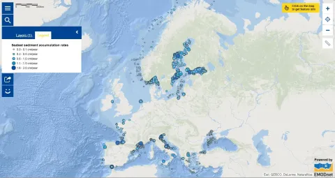 Map of the week – Sediment accumulation rates