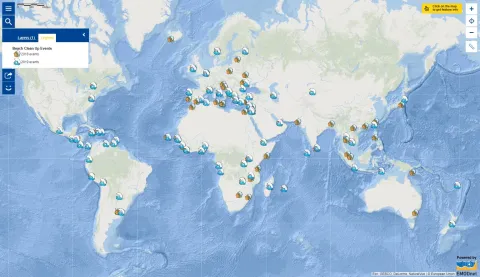 Map of the Week – #EUBeachCleanUp
