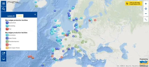 Map of the Week – Algae production facilities