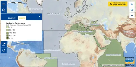 Map of the Week – Catches by fishing zone