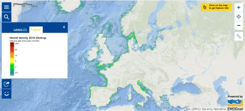 Map of the week – Fishing vessel density