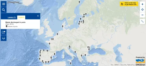 Map of the week – Waste discharge in ports