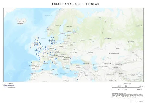 Map of the week - Public Aquariums Map of the Week