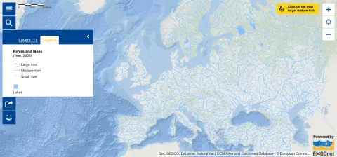 Map of the Week – Rivers and lakes 