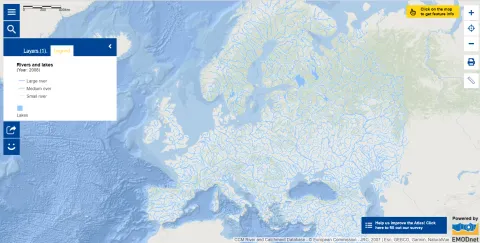 Map of the Week – Rivers and Lakes
